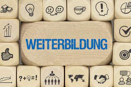 Foto: Schriftzug Weiterbildung